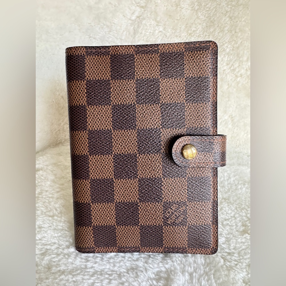 LOUIS VUITTON Damier Ebene Agenda PM